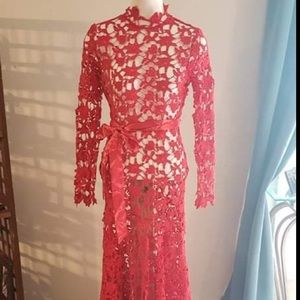 Women’s Long Sleeve Lace Dress Size M